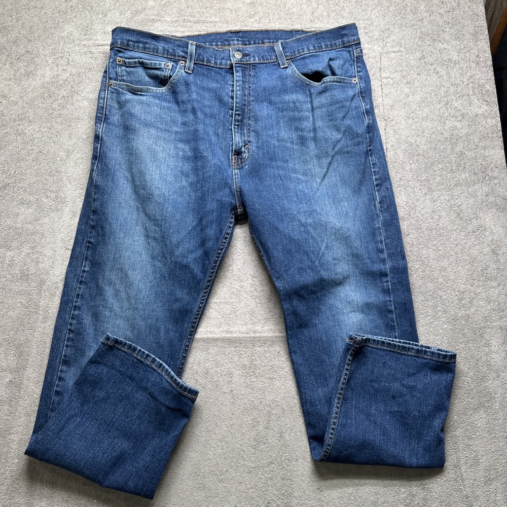 Levi's 505 Men's Jeans 40x30 Lot of 2 Medium Dark Wash Straight Fit Denim